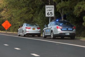 highway work zone speed limit in Fairfax when workers present