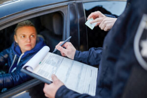 driving vehicle not under proper control in Virginia
