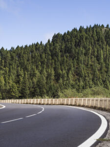 Overtaking Vehicle at Crest of Grade or Curve on Highway in Virginia